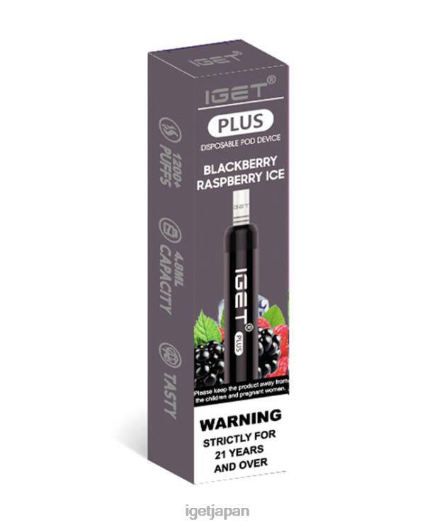 DRZ2631 アイゲットプラス ブラックベリーラズベリーアイス IGET Vapes Japan