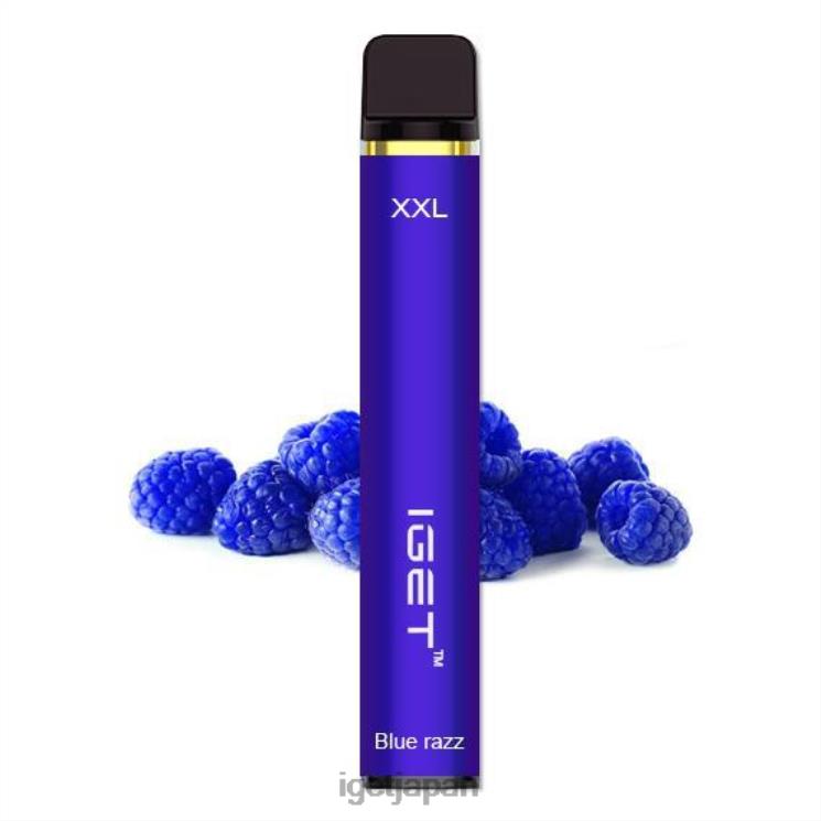 DRZ26459 IGET xxl - 1800 パフ ブルーラズ Vapes Japan