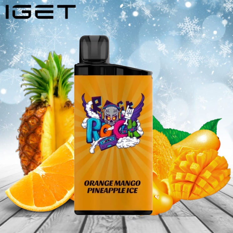 DRZ26608 イゲットバー - 3500パフ オレンジマンゴーパイナップル IGET Vapes Japan