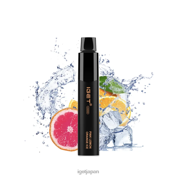 DRZ26321 IGET レジェンド 4000 パフ ピンクレモンオレンジアイス Vapes Japan