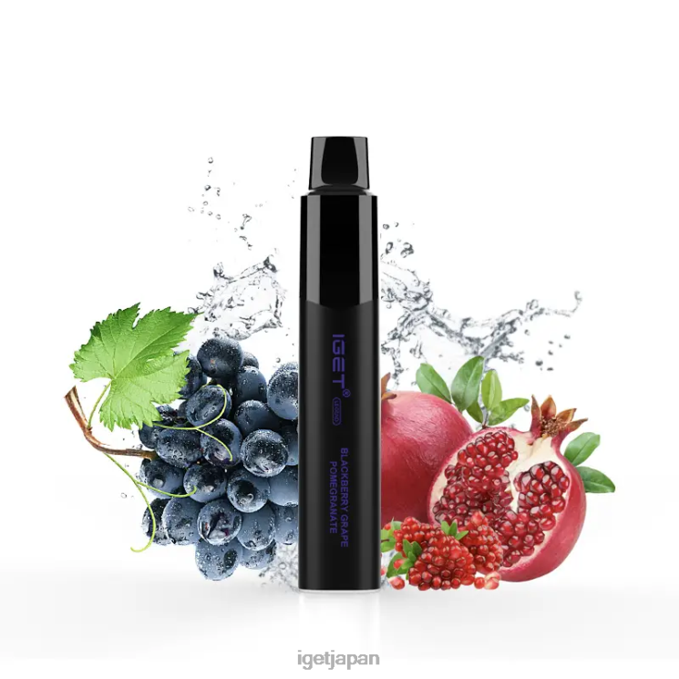 DRZ26341 IGET レジェンド 4000 パフ ブラックベリー グレープ ザクロ Vapes Japan