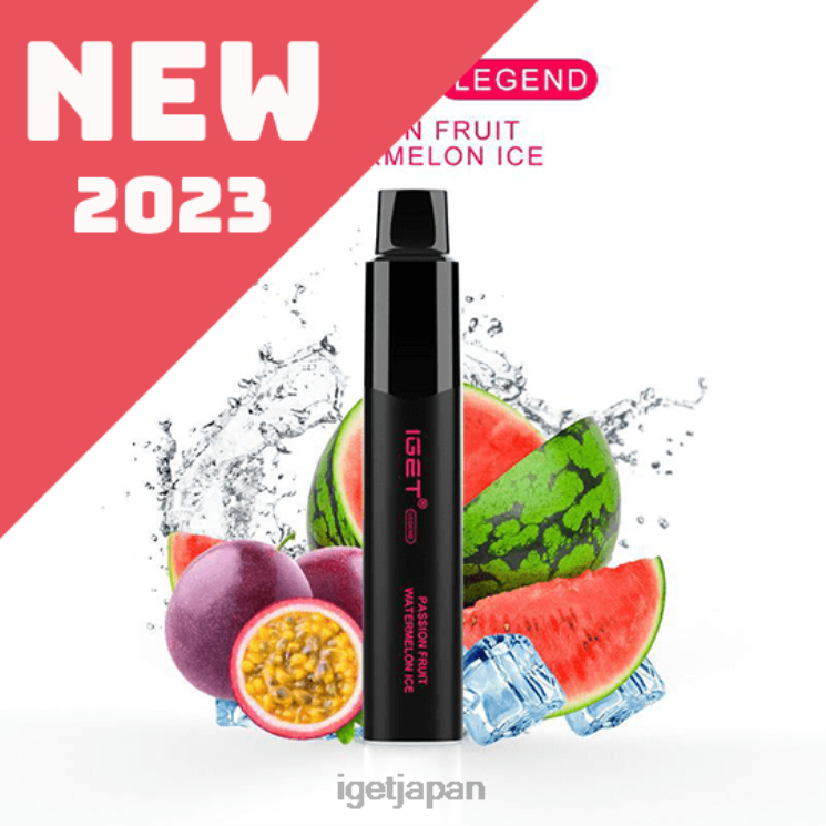 DRZ26656 IGET レジェンド - 4000 パフ パッションフルーツスイカアイス Vape