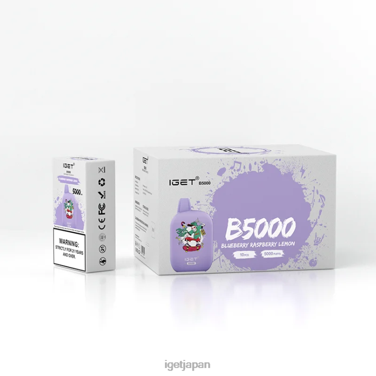 DRZ26308 IGET b5000 ブルーベリー ラズベリー レモン Vape Japan