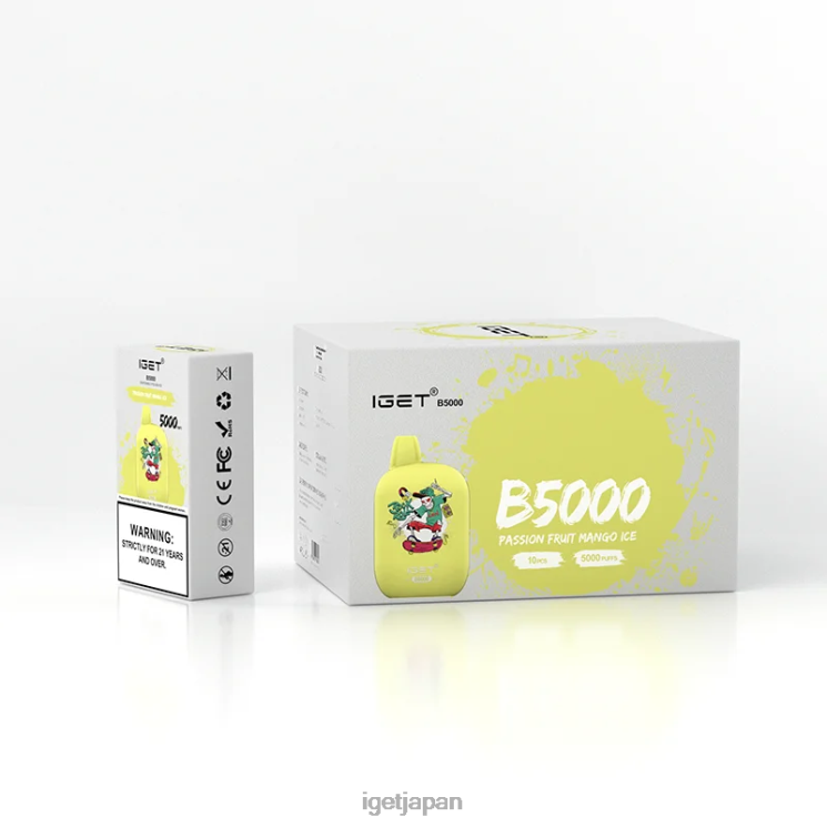 DRZ26312 IGET b5000 パッションフルーツマンゴーアイス Vape Tokyo